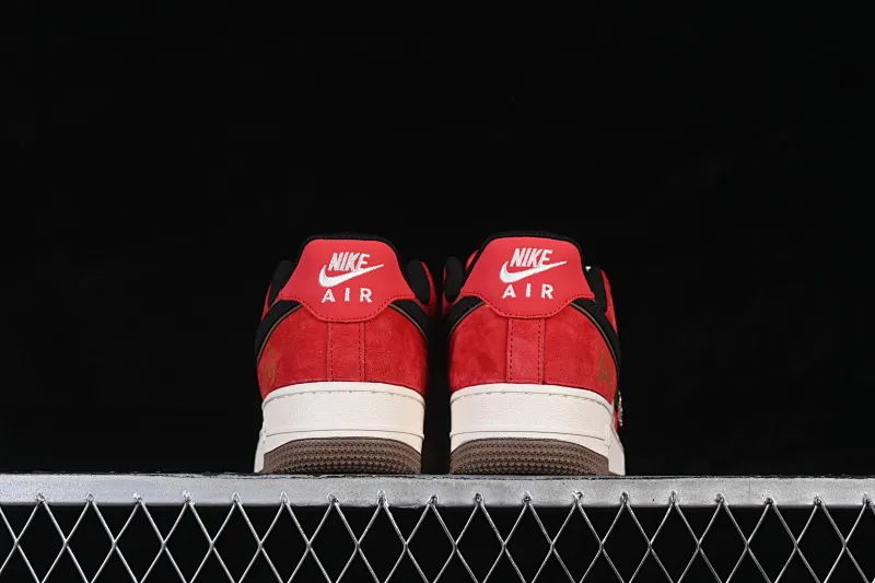 All Categories Nk Air Force 1 Air Force Series Nk Air Force 1 Low Air Force Low Nike Air Force 1'07 Low Year of the Horse New Year White Red Gold Splashed Ink Air Force One Low Casual Shoes JP2026-157